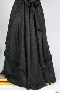  Photos Woman in Historical Dress 54 18th century Historical clothing black dress black skirt lower body 0005.jpg